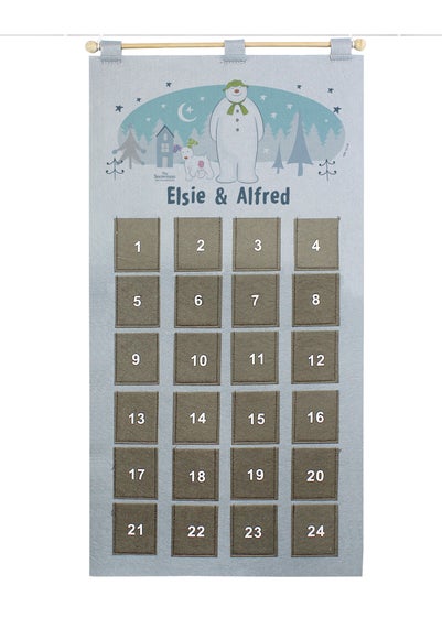 Personalised Memento Company Grey The Snowman and the Snowdog Advent Calendar