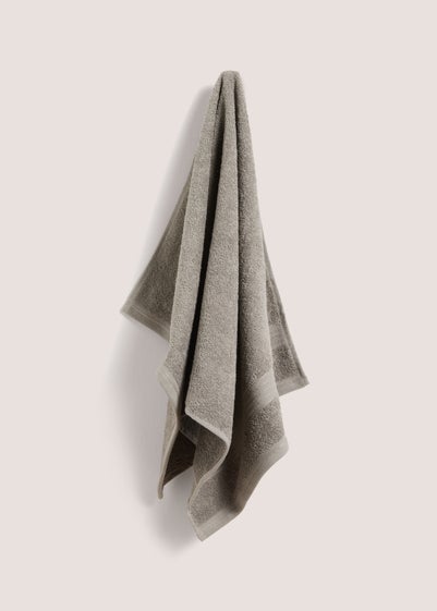 Grey 100% Cotton Towel