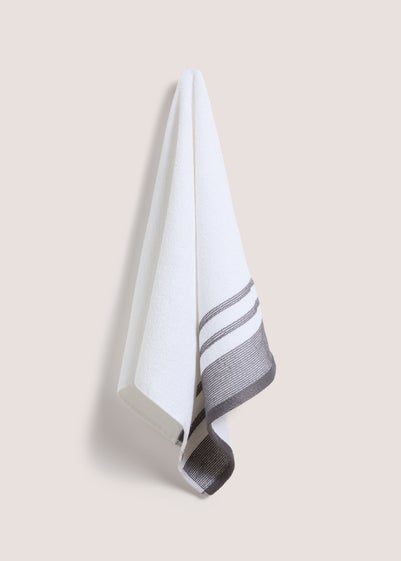 White Stripe Towel