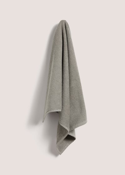 Grey Popcorn Zero Twist Towel