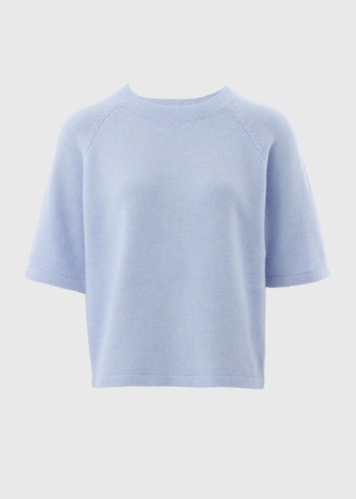 Blue Short Sleeve Jumper