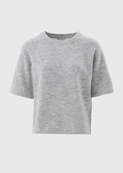 Grey Short Sleeve Jumper