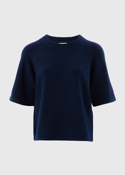 Navy Short Sleeve Jumper