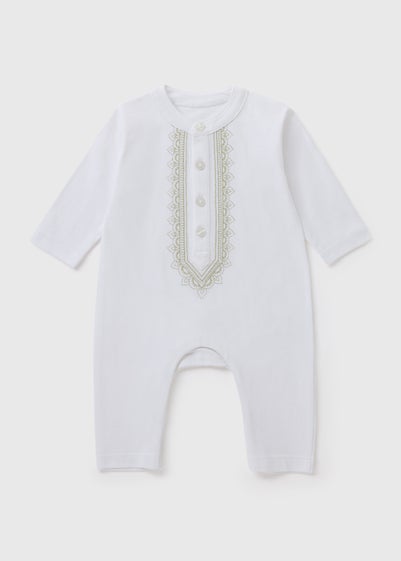 Baby White Eid Romper (Newborn-23mths)