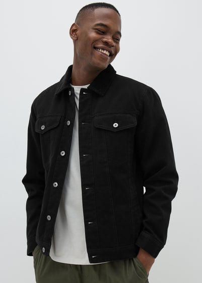 Black Cord Canvas Jacket