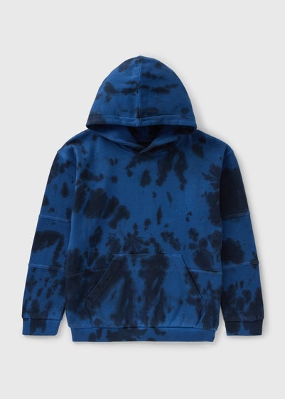 Boys Cobalt Tie Dye Hoodie (7-15yrs)