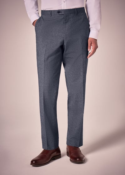 Taylor & Wright Carlo Italian Blue Denim Tailored Trousers