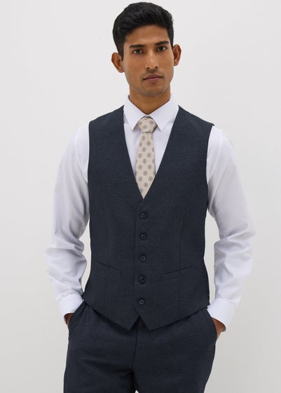 Taylor & Wright Vence Navy Waistcoat