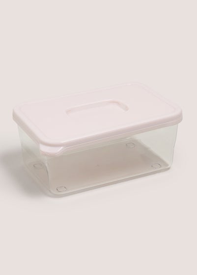 Pink Plastic Lunch Box