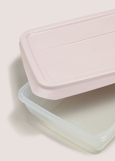 4 Pack Pink Food Containers