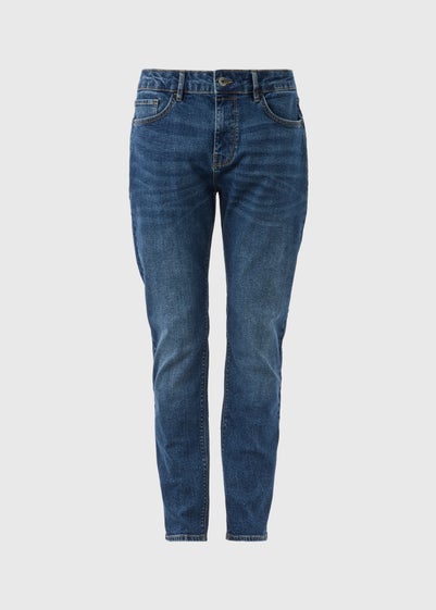 Mid Wash Slim Fit Jeans