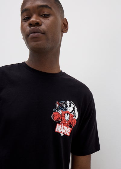 Marvel Black Logo T-Shirt