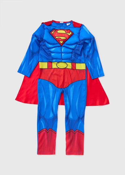 Marvel Kids Blue Superman Costume (3-10yrs)