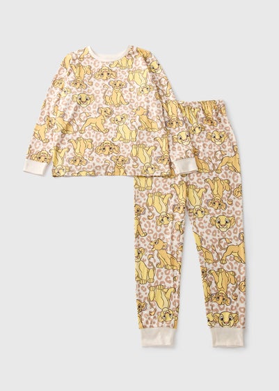 The Lion King Kids Cream Simba Pyjama Set (3-12yrs)