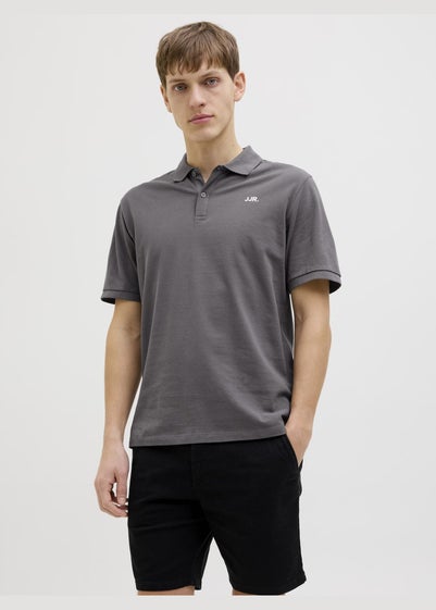 JJ Rebel Grey Logo Polo Shirt