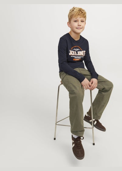 Jack & Jones Kids Khaki Cargo Trousers (8-16yrs)