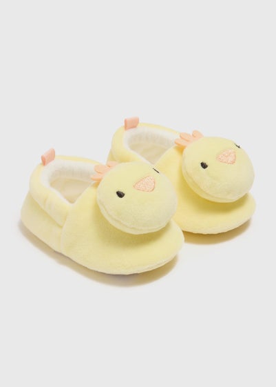 Baby Yellow Chick Slippers (Newborn-18mths)