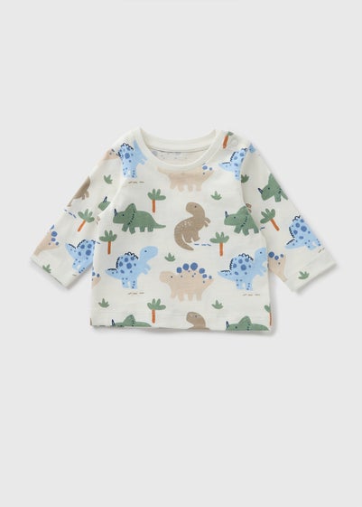 Baby Multicolour Dino Long Sleeve Top (Newborn-23mths)