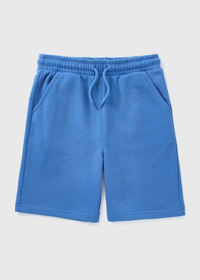 Boys Blue Jogger Shorts (7-15yrs)