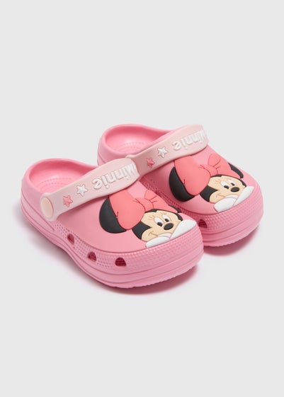 Disney Girls Pink Minnie Clogs (Older 1-13)