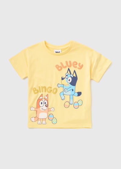 Bluey Boys Yellow Easter T-Shirt (1-7yrs)