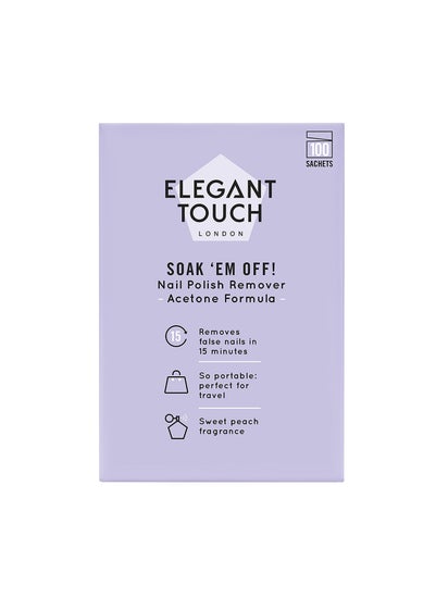 Elegant Touch Soak Em Off Acetone Sachets