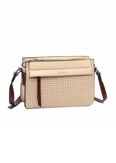 Raffaella Cream Thin Cross Body Bag