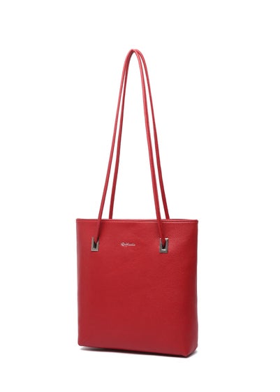 Raffaella Red Slim Tote Shoulder Bag