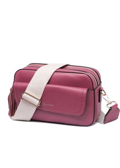 Raffaella Wine Cross Body Pocket Camera Bag