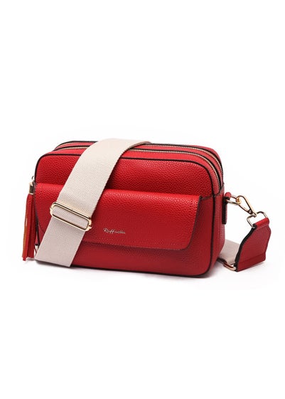 Raffaella Red Cross Body Pocket Camera Bag