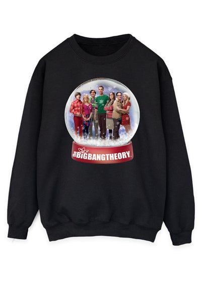 The Big Bang Theory Snowglobe Men Black Sweatshirt