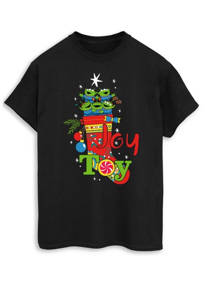 Disney Toy Story Aliens Joy Toy Men Black T-Shirt