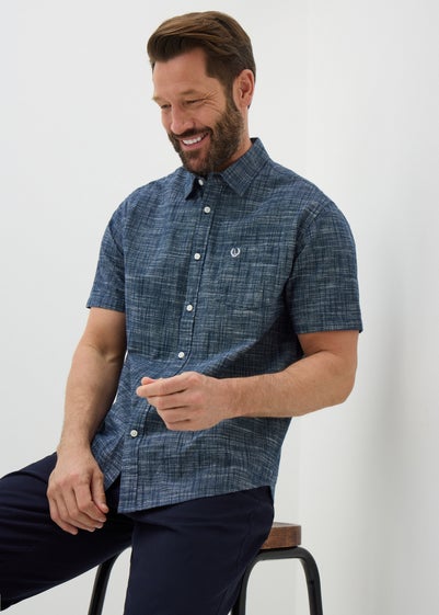 Lincoln Navy Slub Shirt