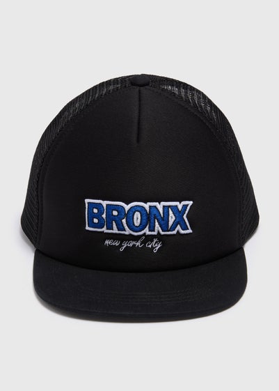 Boys Black Bronx Sport Cap (7-13yrs)