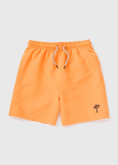 Boys Orange Swim Shorts (/7-15yrs)