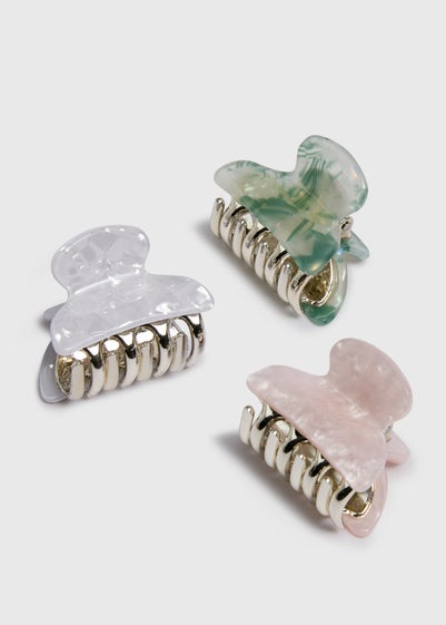3 Pack Multicolour Resin Mini Clamp Clips
