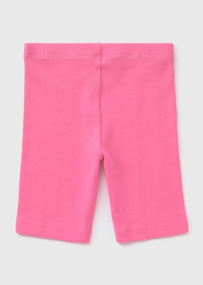 Girls Pink Cycle Shorts (1-7yrs)