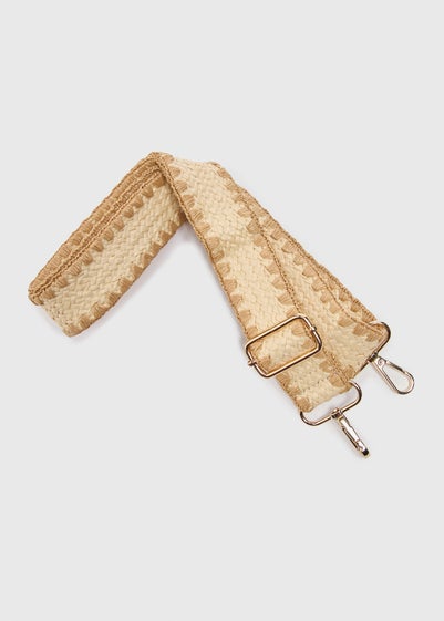 Natural Raffia Bag Strap