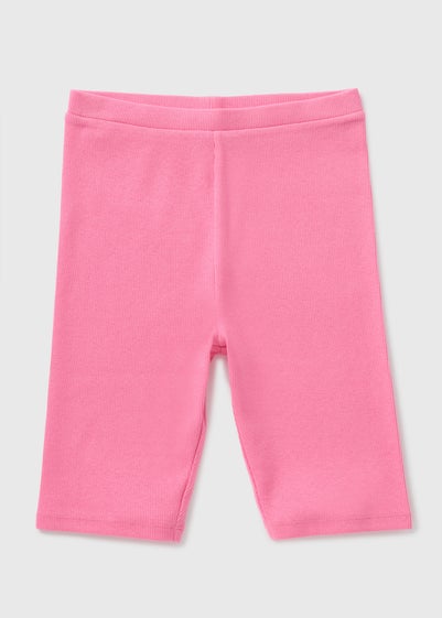 Girls Pink Cycle Shorts (7-15yrs)