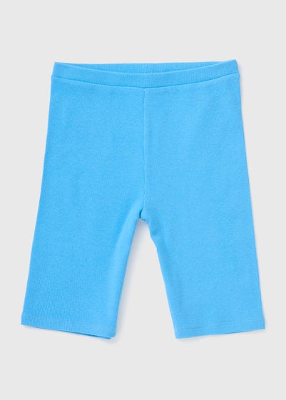 Girls Blue Cycle Shorts (7-15yrs)