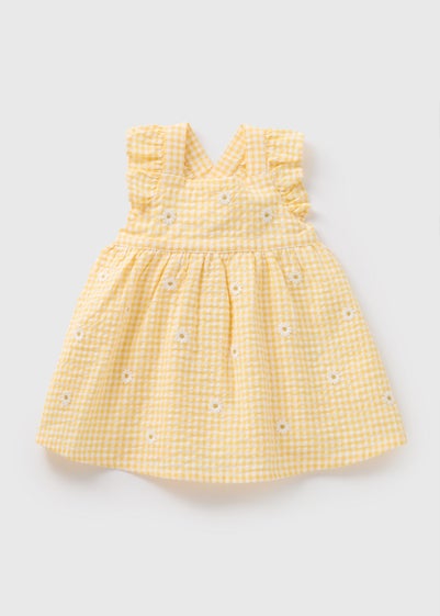 Baby Yellow Daisy Dress (Newborn-23mths)