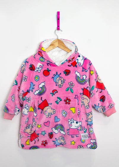 Peppa Pig Sunny Days Wearable Hooded Snuggle  Fleece