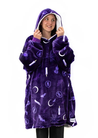 Wednesday Wearable Hooded Snuggle Fleece