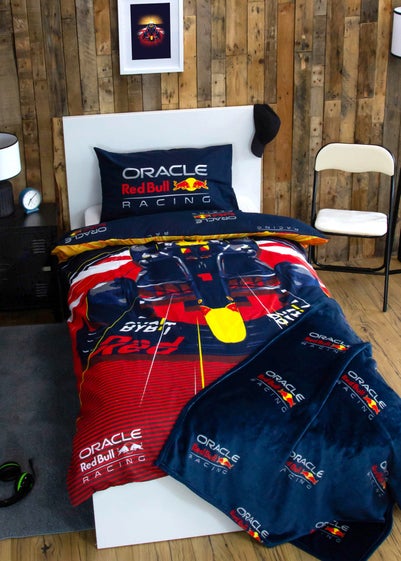 Red Bull Formula 1 Polycotton Reversible Duvet Cover Set