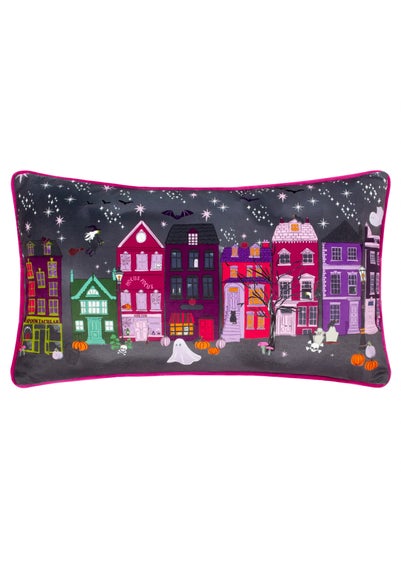 furn. Creepy Town Filled Cushion (30xm x 60cm)