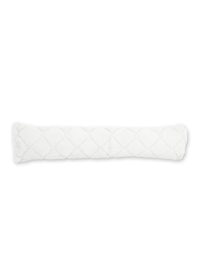 Catherine Lansfield Cosy Diamond Faux Fur Door Draught Excluder (90x20cm)