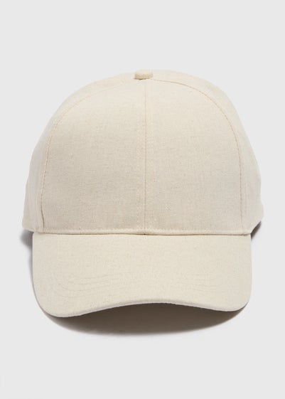 Natural Linen Blend Cap