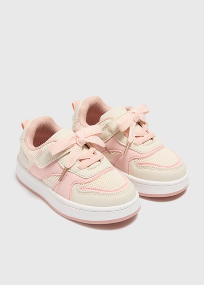 Girls Pink Fashion Trainers (Younger 4-12)