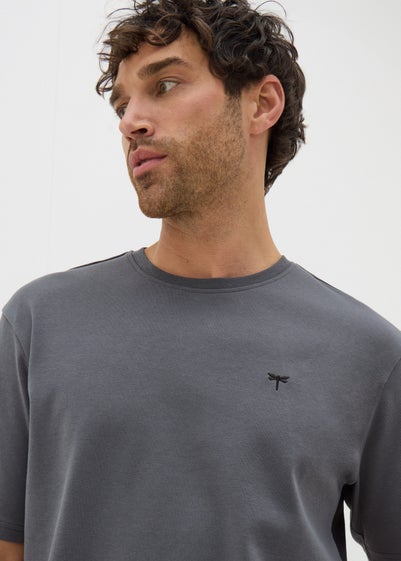Charcoal Side Panel T-Shirt