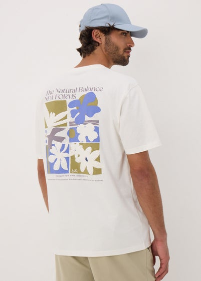 Ecru Natural Balance Boucle T-Shirt